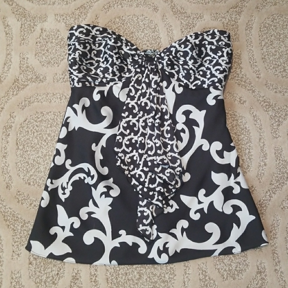 NWT!! WHBM silky strapless top